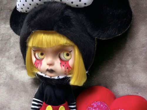 Available! MIKI custom Blythe doll. Special price ooak doll. Art doll.